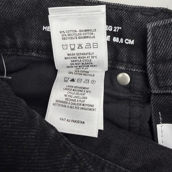 NWT DL1961 Hepburn Wideleg 27" Distressed Jean Size 25 Lark - Picture 8 of 11